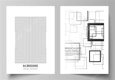 Diseño Vectorial De La Plantilla De Diseño De Maquetas De Portada Moderna En Formato A4 Para