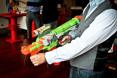 urban taggers nerf vortex disc blasters hands  pocket lint