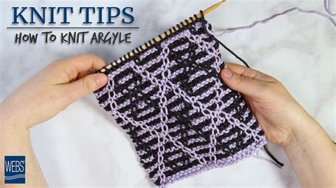 How To Knit An Argyle Style Pattern Youtube