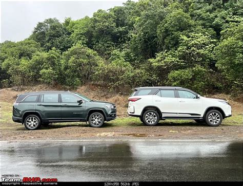 Jeep Meridian Vs Fortuner Legender Head To Head In An Owner Comparo