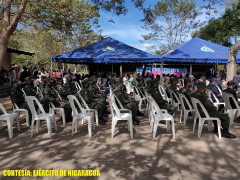 Ejército de Nicaragua participa en inauguración de vivero forestal