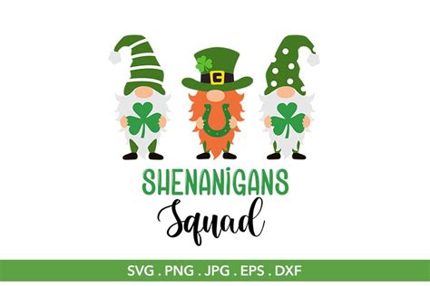 Shenanigans Squad Svg St Patricks Day Svg Irish Svg