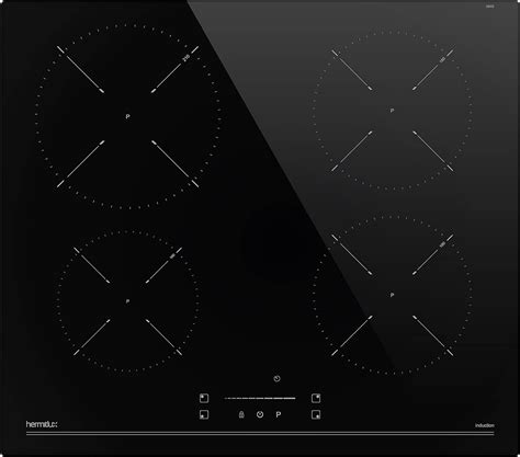 Hermitlux Induction Hob Zones Electric Hob Cm With Touch Controls