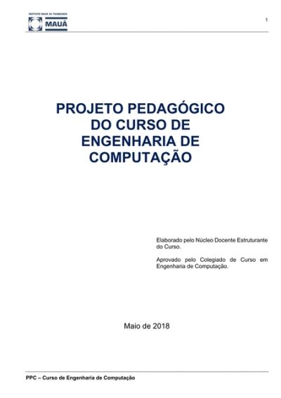 PPC Engenharia de Computação 2018