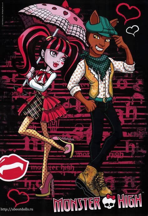 Draculaura And Clawd Monster High Characters Monster High Pictures