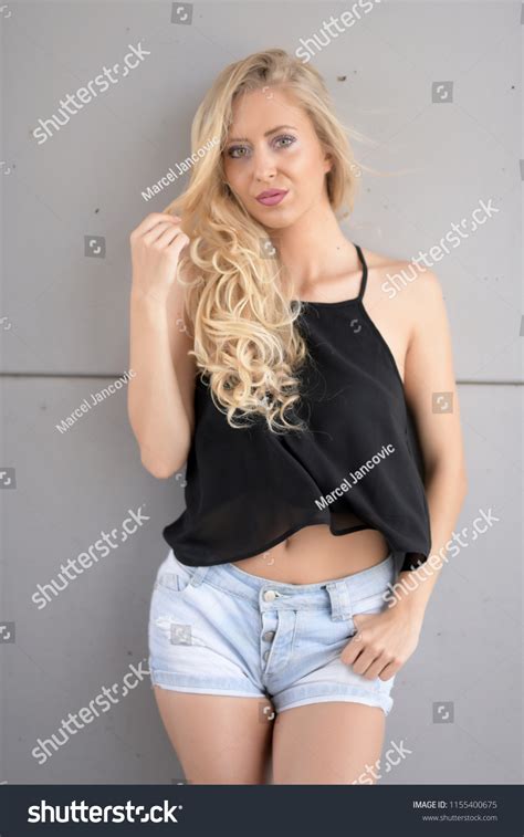 Sexy Blonde Outdoor Portrait Stock Photo Shutterstock