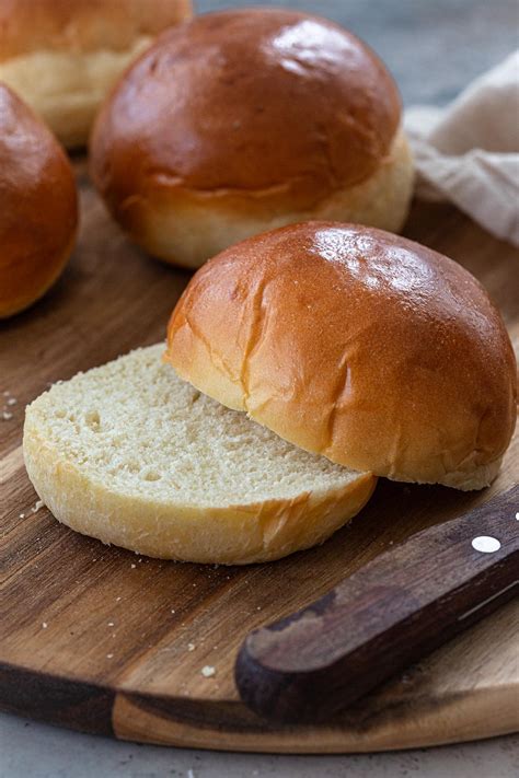 The Fluffiest Brioche Buns Recipe Olivia S Cuisine