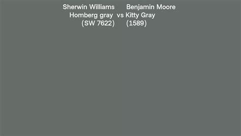 Sherwin Williams Homberg Gray Sw 7622 Vs Benjamin Moore Kitty Gray