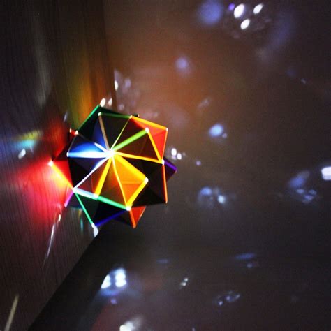 Origami Nightlight Made Of Sonobe Units Emily Longbrake