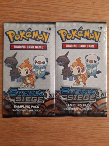 Pokémon TCG XY Steam Siege Fun Pack Booster x2 packs NEW SEALED VERY