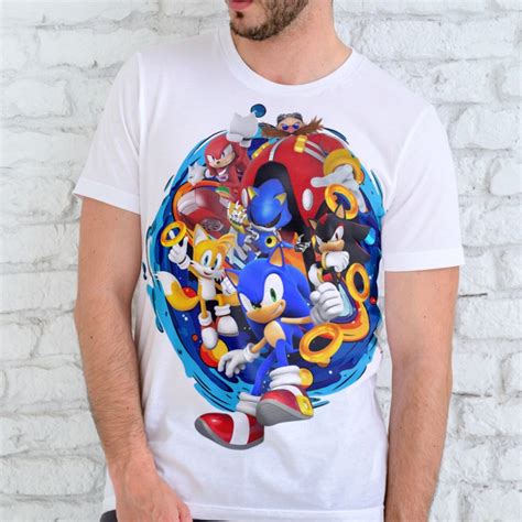 Sonic The Hedgehog Collage Png Cricut T Shirt Sublimation Transparent