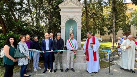 San Martino Buon Albergo Riparata La Statua Della Madonna Vandalizzata