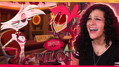 LESBIAN REACTS HAZBIN HOTEL PILOT SO FUNNY YouTube