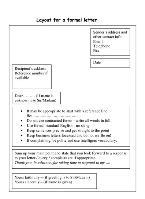 How To Write A Formal Letter Learn English Easy