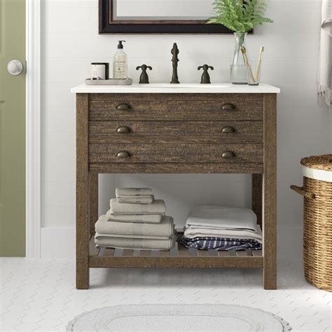 Birch Lane™ Leila 36 Single Bathroom Vanity Set And Reviews Wayfair