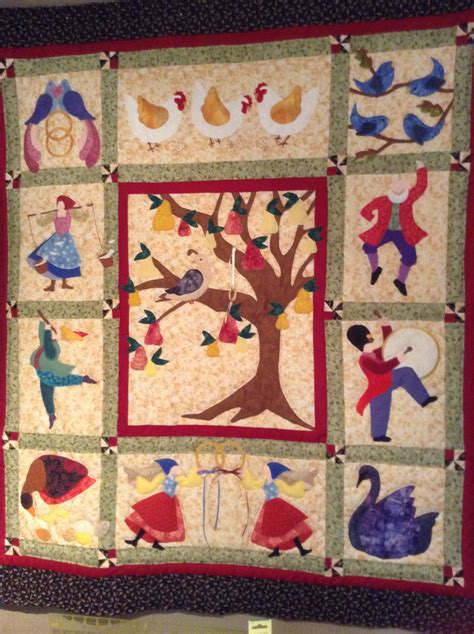 12 Days Of Christmas Quilt Inspiration Quilt Making Quilts