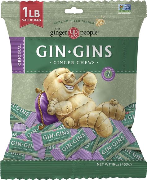 Amazon The Ginger People Gin Gins Original Ginger Caramelos