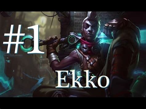 League Of Legends Ekko Gameplay Aprendendo A Jogar De Ekko