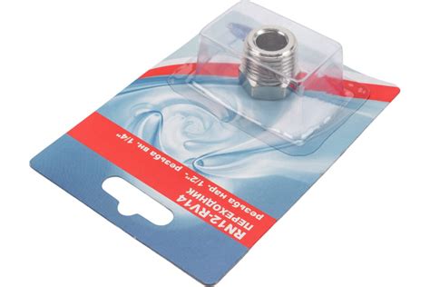 Переходник RN12-RV14 наружная резьба 1/2" – внутренняя резьба 1/4 ...