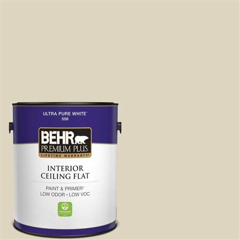 BEHR PREMIUM PLUS 1 Gal HDC NT 15 Rococo Beige Ceiling Flat Interior