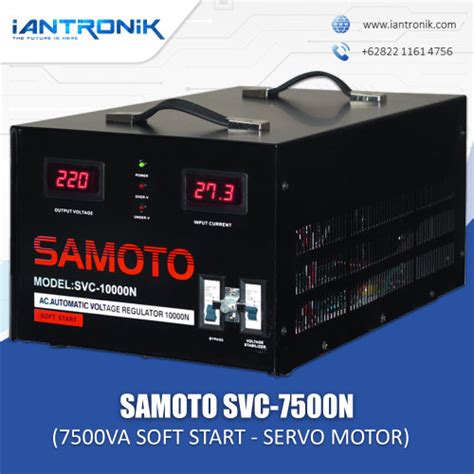 Jual Stabilizer SAMOTO 10000N 10000 VA Stavol Listrik Servo Motor AVR