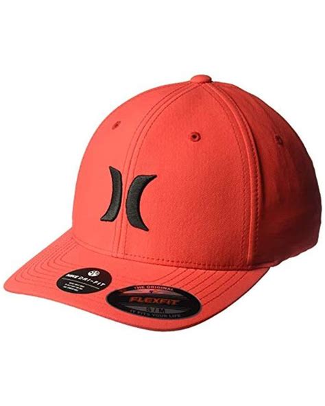 Lyst Hurley Dri Fit One And Only Flexfit Baseball Cap In Red For Men