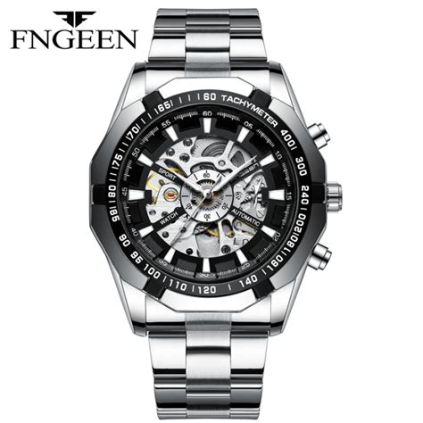 FNGEEN A001 Jam Tangan Pria Otomatis Anti Air Original Asli Elegan