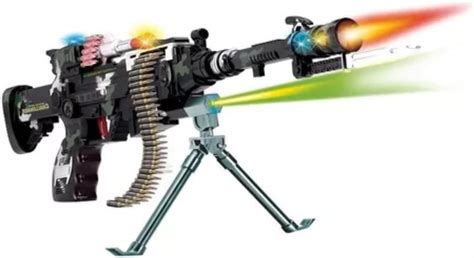 Brinquedo Arminha De Combate Luz SoM Toy King Combat Gun 3 Amazon