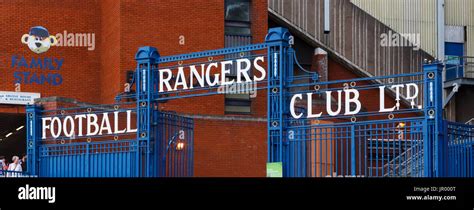 The Gates To Ibrox Hi Res Stock Photography And Images Alamy