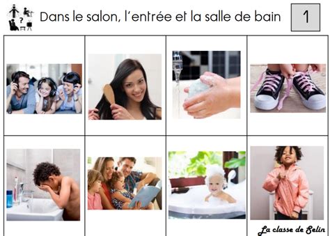 Jeux De Langage Les Actions Dans La Maison Classe De Selin