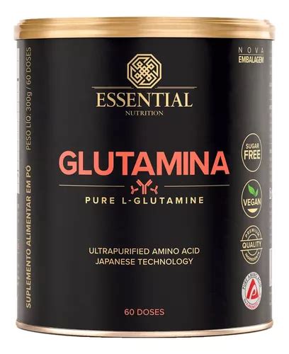 Glutamina Pura Essential Nutrition G Doses Frete Gr Tis