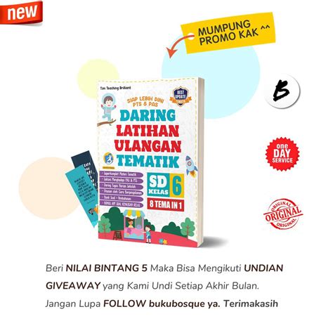 Jual Buku Kelas 6 SD Daring Latihan Ulangan Tematik Penerbit