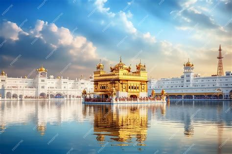 Premium Photo The Golden Temple In Amritsar