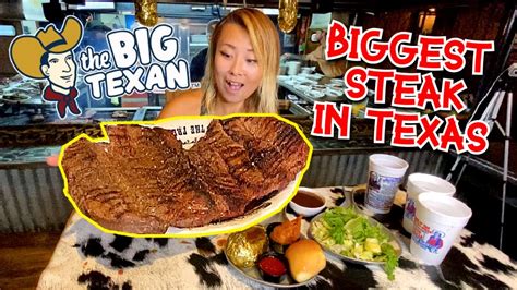 The Biggest Steak In Texas Massive 72oz Steak At The Big Texan In