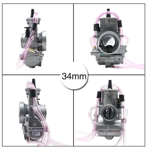 ZSDTRP PWM 34mm Keihin Carburetor Carb Universal Shift Karts 2T Racing