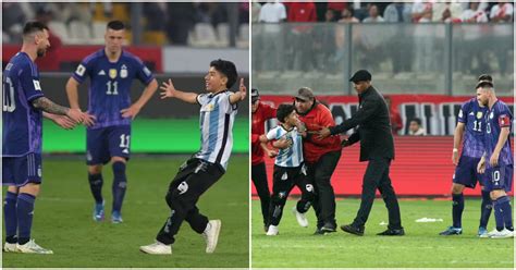 Niño burla a la seguridad y abraza a Lionel Messi pero se queda sin