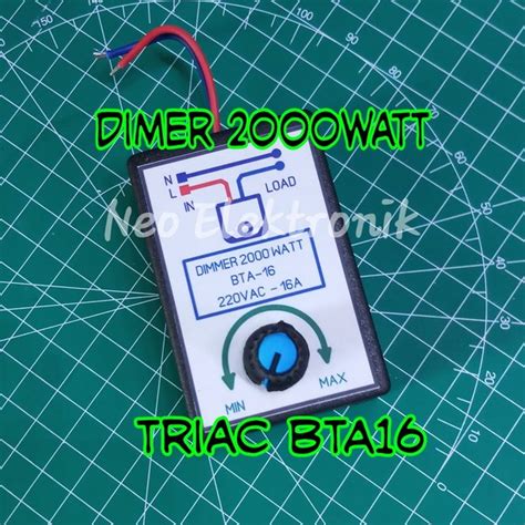 Jual Dimmer Ac V Watt Pengatur Kecepatan Di Lapak Neo