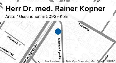 Herr Dr Med Rainer Kopner Siebengebirgsallee In Köln Klettenberg