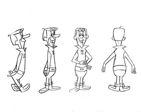 Tales From Weirdland Model Sheets For The 1962 Hanna Barbera Cartoon