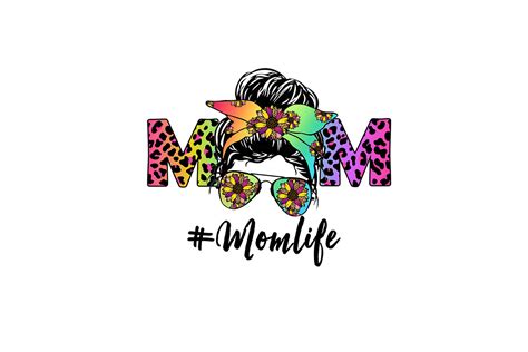 Mom Life Sublimation File Graphic By Lehuongtrang130997 · Creative Fabrica