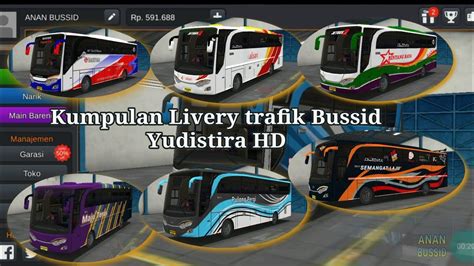 Kumpulan Livery Trafik Bussid Yudistira HD Tentrem Maju Terus