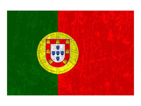 Portugal flag, official colors and proportion. Vector illustration ...