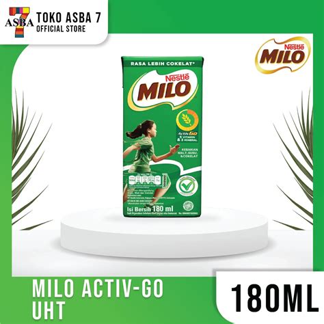 MILO ACTIV GO UHT 180 ML Asba Jaya Berkah