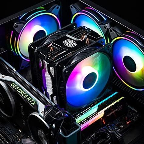 Cooler Master Hyper Led Turbo Argb Silver Juodas Intel Amd Cpu