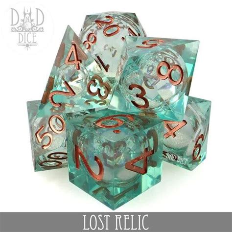 Lost Relic Liquid Core Dice Set 7 Stuks De Spellenhoorn