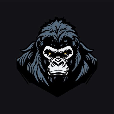 Premium Vector Gorilla Head Vector Illustration For Tshirt