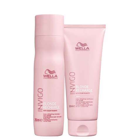 Kit Wella Professionals Invigo Blonde Recharge Beleza Na Web