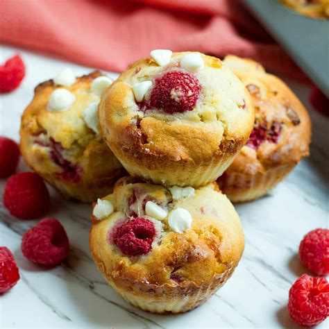 White Chocolate Raspberry Muffins Ilona S Passion