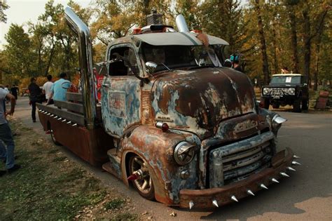 Rat Style 1948 54 GMC COE Cab Over Engine Flatbed Rat Rods Truck