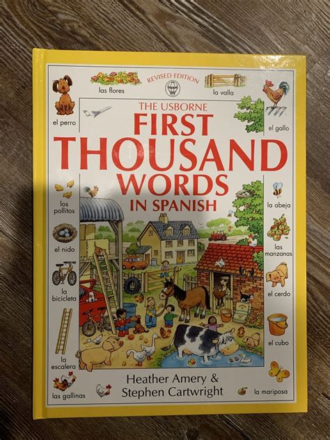 The Usborne First Thousand Words In Spanish By Heather Amery Hardcover